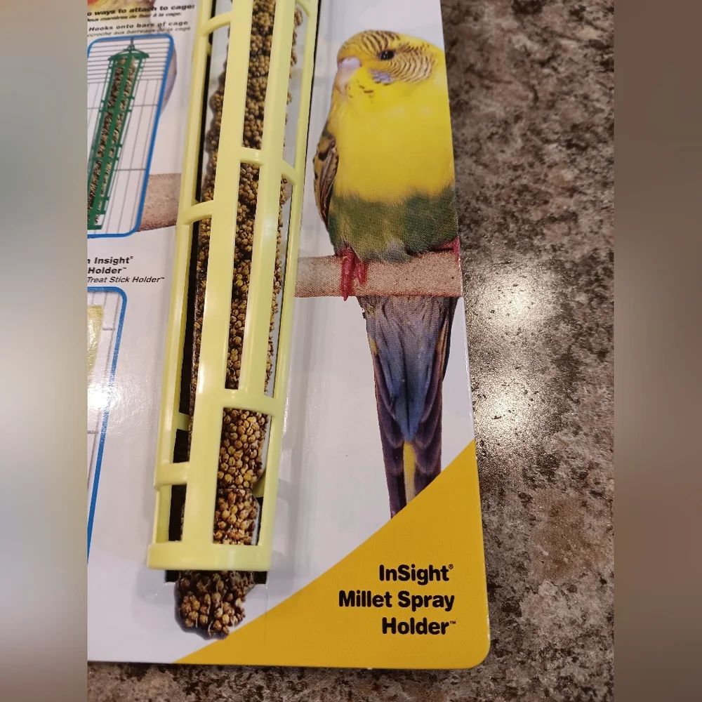 Millet Spray Holder Pet Birds Parakeets Canary Cockatiels Finches